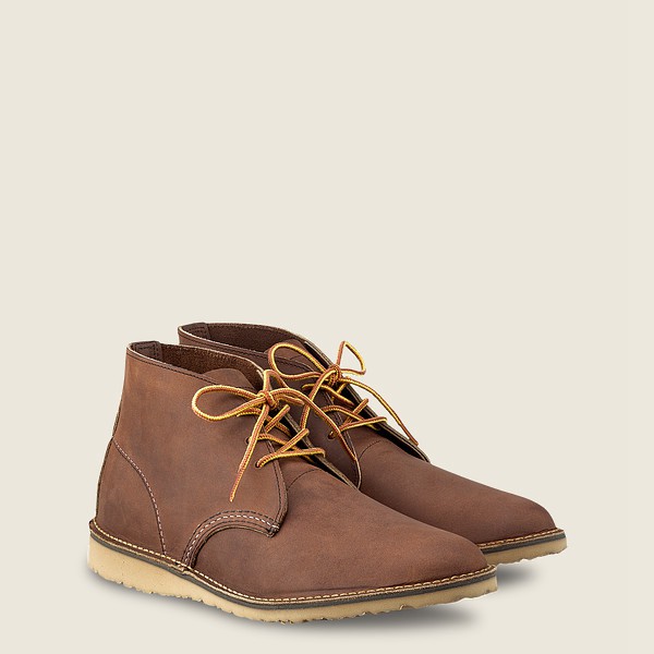 Heritage Sko Herre - Red Wing Weekender – Chukka Yuma Læder - Brune - ATQEKX-527